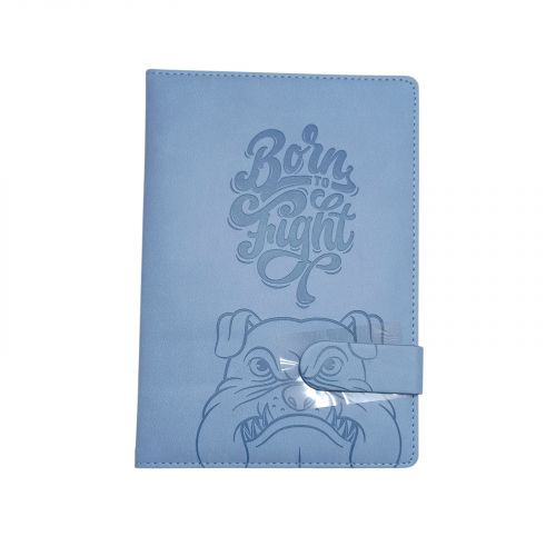 Блокнот Кожзам, А5, 64 аркуші, (НАРОДЖЕНИЙ БИТИСЯ)  мініатюра фото 1