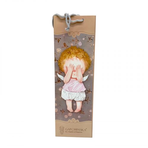 Пакет паперовий 11.5*37*8.5  КОРИЧНЕВИЙ фото