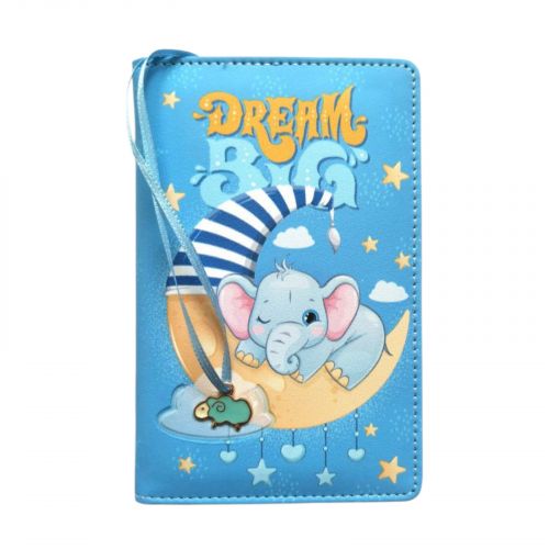 Блокнот, Кожзам, А6, 64аркуші (СЛОНЕННЯ НА МІСЯЦІ)  мініатюра фото 1