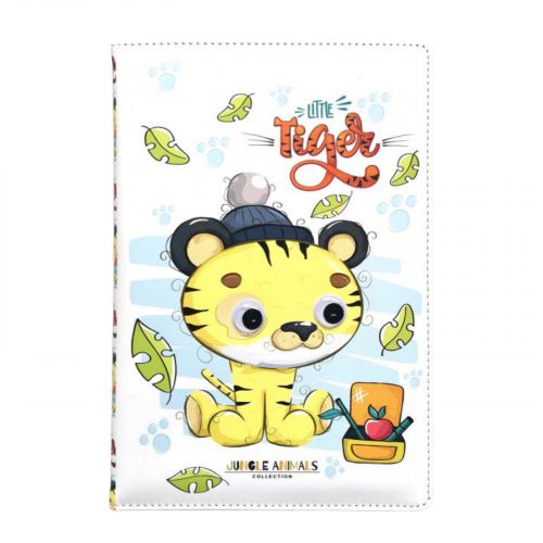 Блокнот Кожзам, А5, 64 аркуші, (ТИГРИК)  мініатюра фото 1