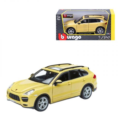Автомодель - PORSCHE CAYENNE TURBO 1:24 (ЖОВТИЙ)  мініатюра фото 1 Автомодель - PORSCHE CAYENNE TURBO 1:24 (ЖОВТИЙ)  мініатюра фото 1