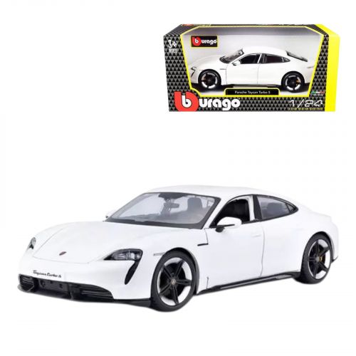 Автомодель - PORSCHE TAYCAN TURBO S 1:24 (БІЛИЙ)  мініатюра фото 1 Автомодель - PORSCHE TAYCAN TURBO S 1:24 (БІЛИЙ)  мініатюра фото 1