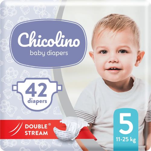 Дитячі підгузки "Chicolino Classico" розмір 5 (11-25 кг), 42 шт  мініатюра фото 1