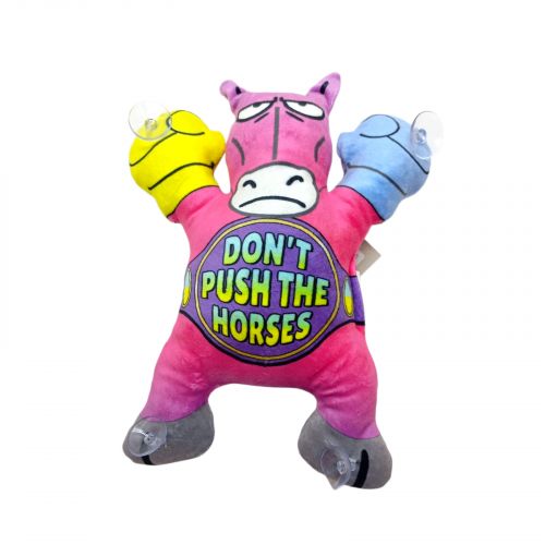 Игрушка мягконабивная Лошадь на липучках 22см(DON`T PUSH THE HORSES РОЗОВЫЙ)  мініатюра фото 1 Игрушка мягконабивная Лошадь на липучках 22см(DON`T PUSH THE HORSES РОЗОВЫЙ)  мініатюра фото 1