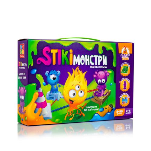 Гра настільна "Стікімонстри"  мініатюра фото 1