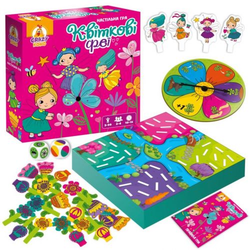 Гра настільна розважальна.  Квіткові феї  мініатюра фото 1