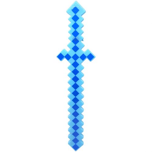 Меч зі світлом "Майнкрафт" 62 см (БЛАКИТНИЙ)  мініатюра фото 1