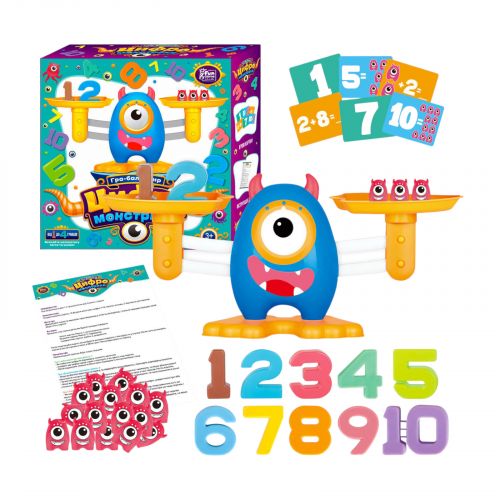 Балансир "Цифро Монстрики", 3 рівні складності, в коробці  мініатюра фото 1