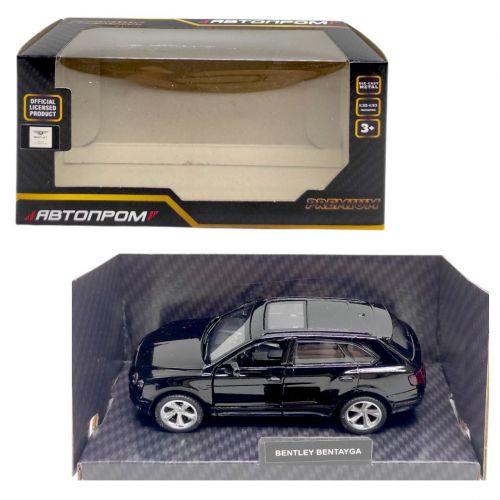 Машинка металева 1:45 BENTLEY BENTAYGA, (ЧОРНА)  мініатюра фото 1