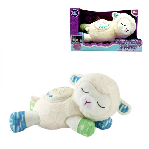 Нічник проєктор зоряного неба, мелодії, звуки, в коробці  мініатюра фото 1