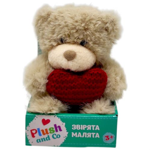 М'яка іграшка "Plush and Co.  ВЕДМЕДИК" (БЕЖЕВИЙ) 12 см  мініатюра фото 1