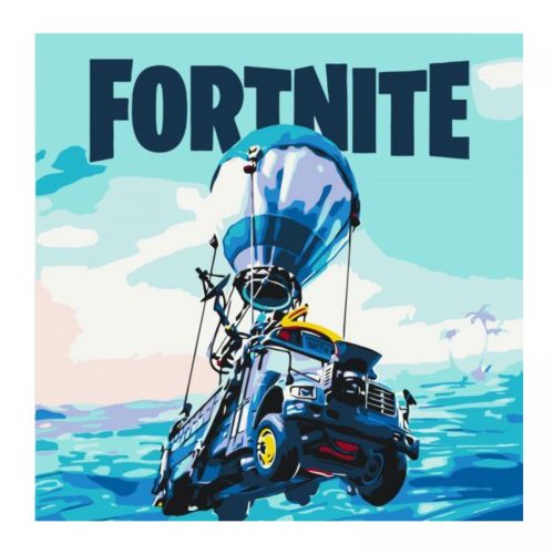 Уцінка.  Картина за номерами Foнnite.  Гра Фортнайт 30*30 см Орігамі - Порвана слюда  мініатюра фото 1