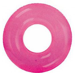 Надувной круг, 76 см (розовый) фото