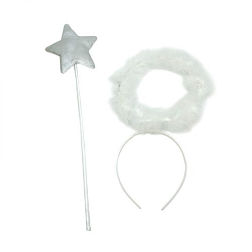 Набір німб з чарівною паличкою Ангелочок  мініатюра фото 1