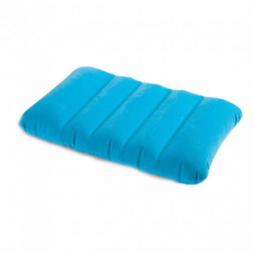 Подушка надувная (голубая) фото