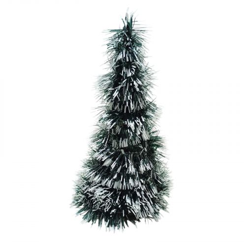 Новорічна декоративна ялинка на стіл Сніжок 26 см  мініатюра фото 1