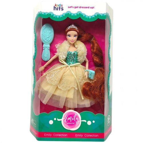 Уцінка.  Лялька арт.  KH23/009 (24шт)   Emily Romantic короб.  23*34. 5*6. 2 см - Тріснута слюда  мініатюра фото 1