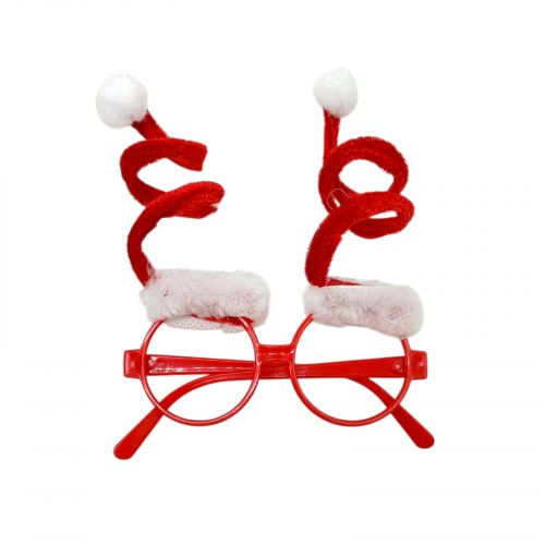 Новорічні окуляри Ковпак пружинка 12 см  мініатюра фото 1