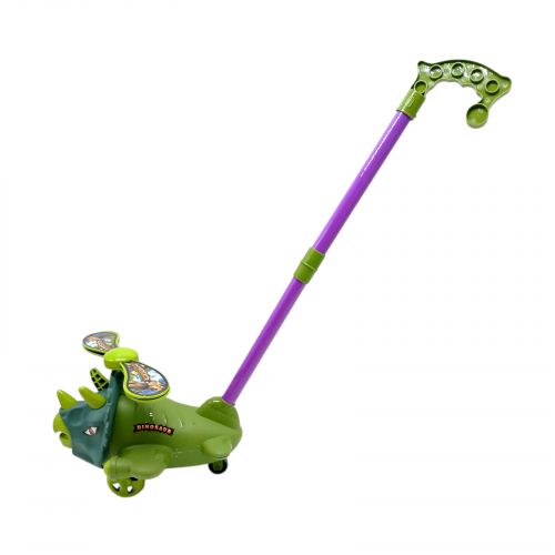 Каталка ДИНОЗАВР (ЗЕЛЕНИЙ)  мініатюра фото 1