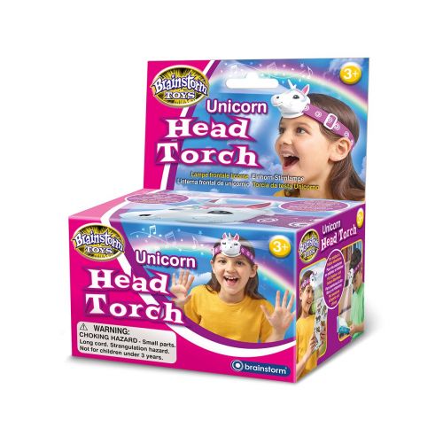 Уцінка.  Налобний ліхтарик "Казковий єдиноріг" Пошкоджена упаковка  мініатюра фото 1
