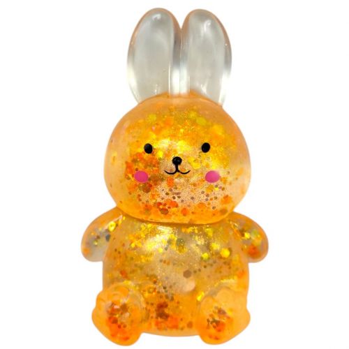 Антистрес тягучка жуйка зайчик (ПОМАРАНЧЕВИЙ) фото