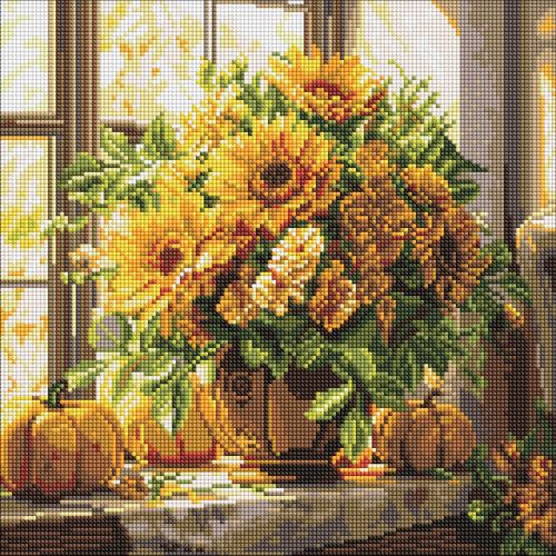 Алмазна мозаїка "Там де сонце" 40х40 см  мініатюра фото 1