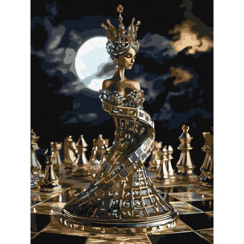 Картина за номерами "Хід королеви" 30х40 см  мініатюра фото 1