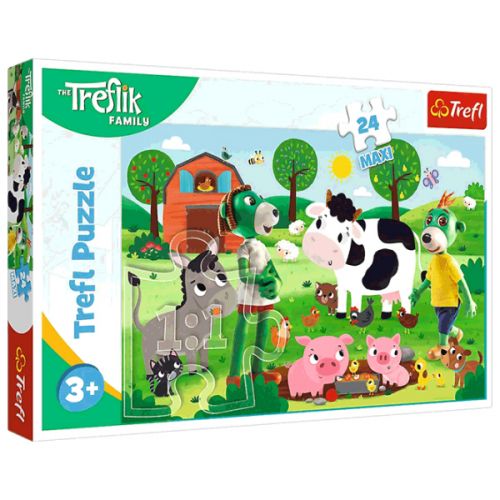 Пазлы MAXI "Семья трефлей" 24 элм  мініатюра фото 1