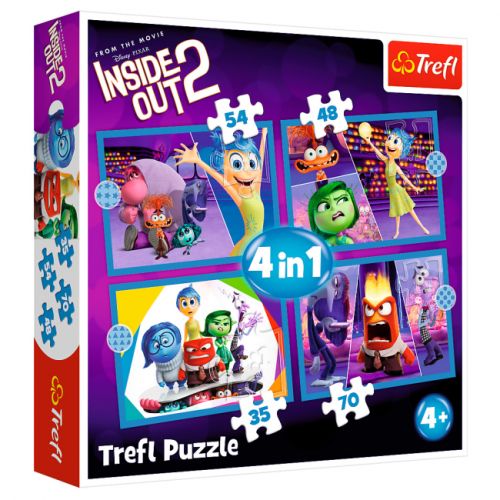 Пазли 4в1 "Думками навиворіт 2"  мініатюра фото 1