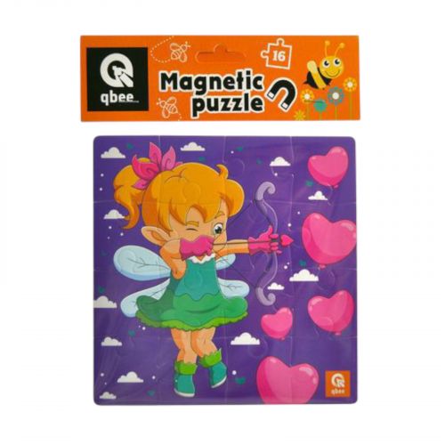 Пазли фомові магнітні - 16 елм.  "Дівчина Дея"  мініатюра фото 1