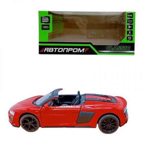 Машина мет.  1:32 Audi R8 Spdyer, бат. , світло, звук, відчиняються двері  мініатюра фото 1