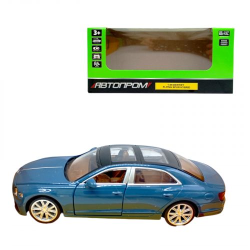Машина мет.  1:38 "Bentley Flying Spur Hybrid", батар. , світ. , звук, відкр.  двері  мініатюра фото 1
