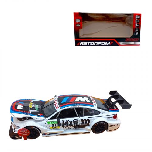 Машина мет.  1:24 BMW M4, бат. , свет, звук, отв.  двери и капот.  мініатюра фото 1
