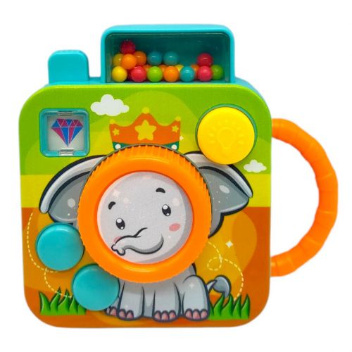 Брязкальце "Фотоапарат" (ПОМАРАНЧЕВЕ)  мініатюра фото 1