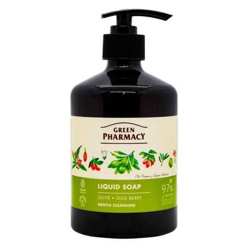 Green Pharmacy Жидкое мыло Оливка и годжи, 460мл  мініатюра фото 1