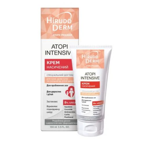 Биокон Крем для тела Hirudo Derm Atopic Program Atopi Intensive, 100мл  мініатюра фото 1