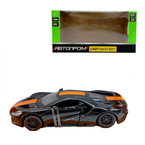 Машина мет.  1:42 Ford GT, відкр.  двері, короб.  14,5*6,5*7см  мініатюра фото 1