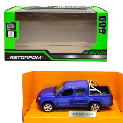 Машинка металева "Автопром: Volkswagen Amarok" (СИНІЙ)  мініатюра фото 1