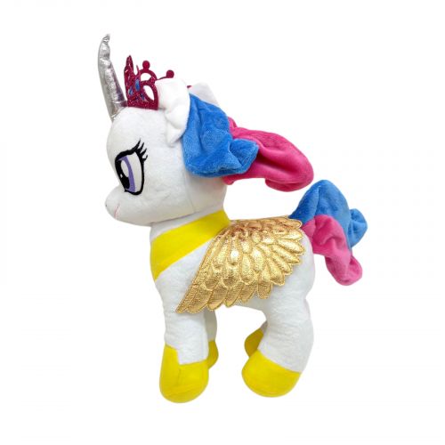 Мягкая игрушка Пони аликорн белая (33см)  мініатюра фото 1