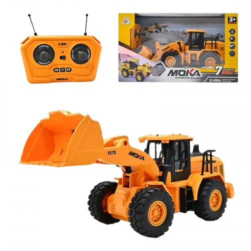 Екскаватор на радіокеруванні “Екскаватор”, гумові колеса, акум.  3. 7V, пульт 2. 4Ghz, USB-кабель, в коробці  мініатюра фото 1