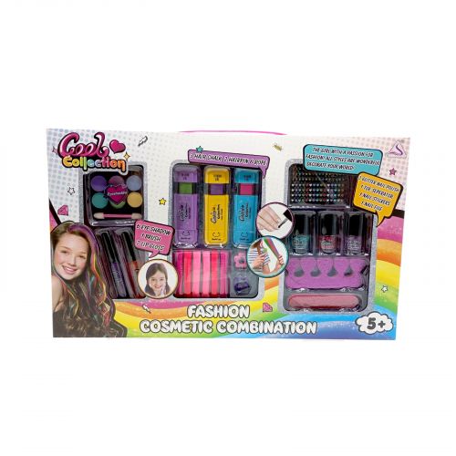 Набір крейда для волосся з косметикою кор. 43,5*4*25,5 см.  мініатюра фото 1