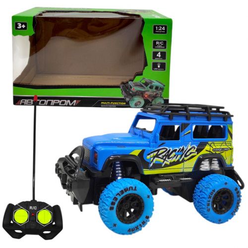 Машина на радіокеруванні "ДЖИП" (СИНІЙ)  мініатюра фото 1