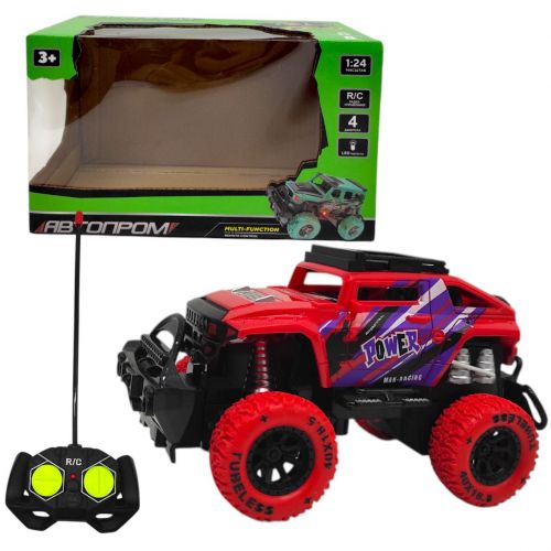 Машина на радіокеруванні "ДЖИП" (ЧЕРВОНИЙ)  мініатюра фото 1