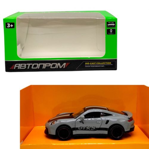 Машинка металева "АВТОПРОМ.  PORSCHE" (СІРИЙ)  мініатюра фото 1