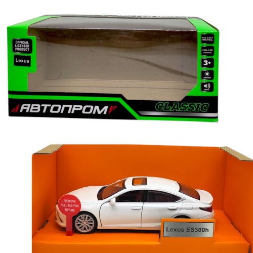 Машинка металева "АВТОПРОМ.  Lexus ES300h" (БІЛИЙ)  мініатюра фото 1