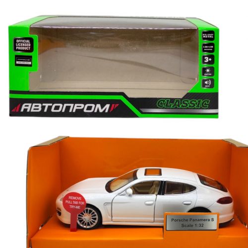 Машинка металева "АВТОПРОМ.  Porsche Panamera S" (БІЛИЙ)  мініатюра фото 1