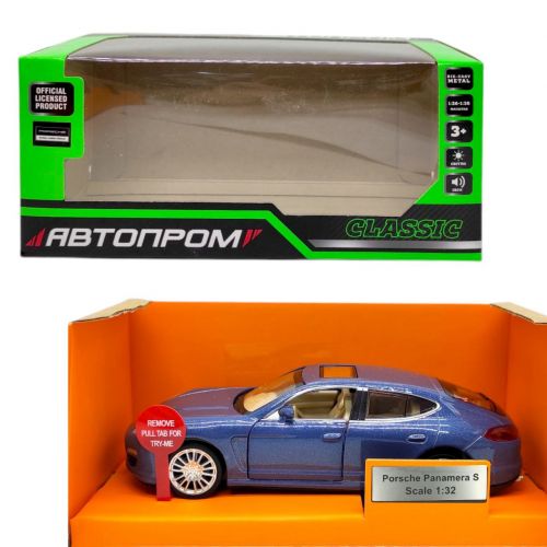 Машинка металева "АВТОПРОМ.  Porsche Panamera S" (СІРИЙ)  мініатюра фото 1