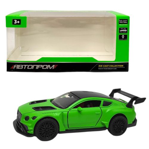 Машинка металева "АВТОПРОМ.  BENTLY" (ЗЕЛЕНА)  мініатюра фото 1
