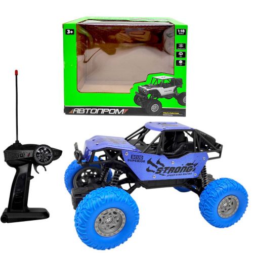 Машина на радыокеруванні "ДЖИП" (СИНІЙ)  мініатюра фото 1