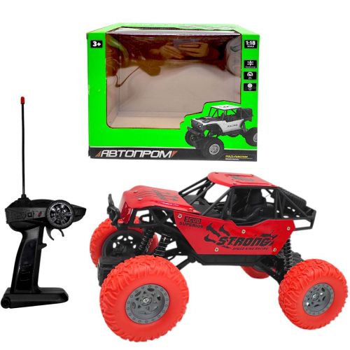 Машина на радиоуправлении "ДЖИП" (КРАСНЫЙ)  мініатюра фото 1